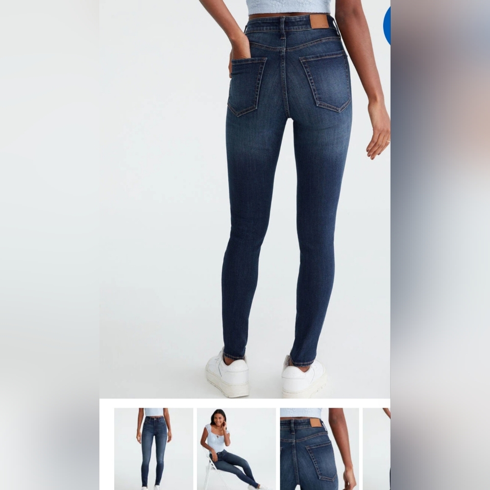 NWT, Aeropostale, high rise jegging, 14R dark wash